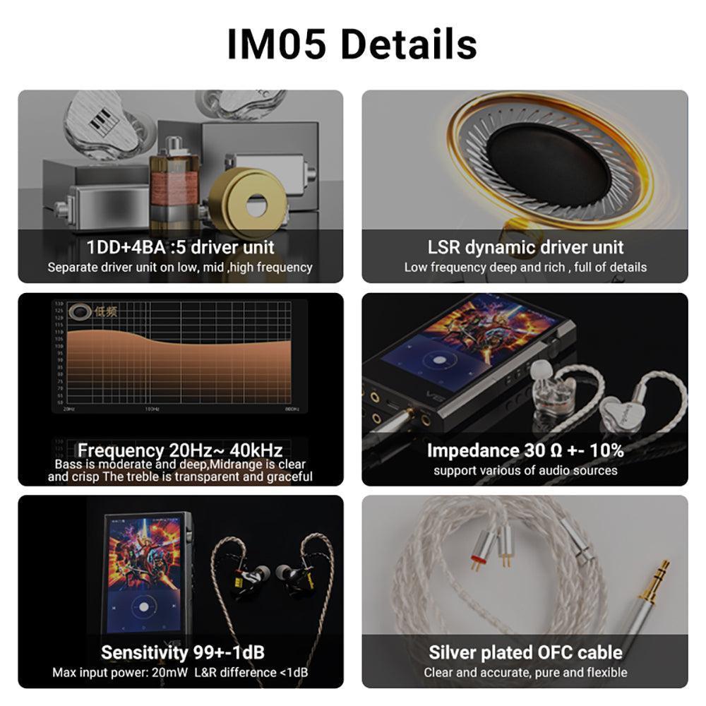 TempoTec IM05 3.5mm cable-detachable,0.78mm pin HiFi in-ear
